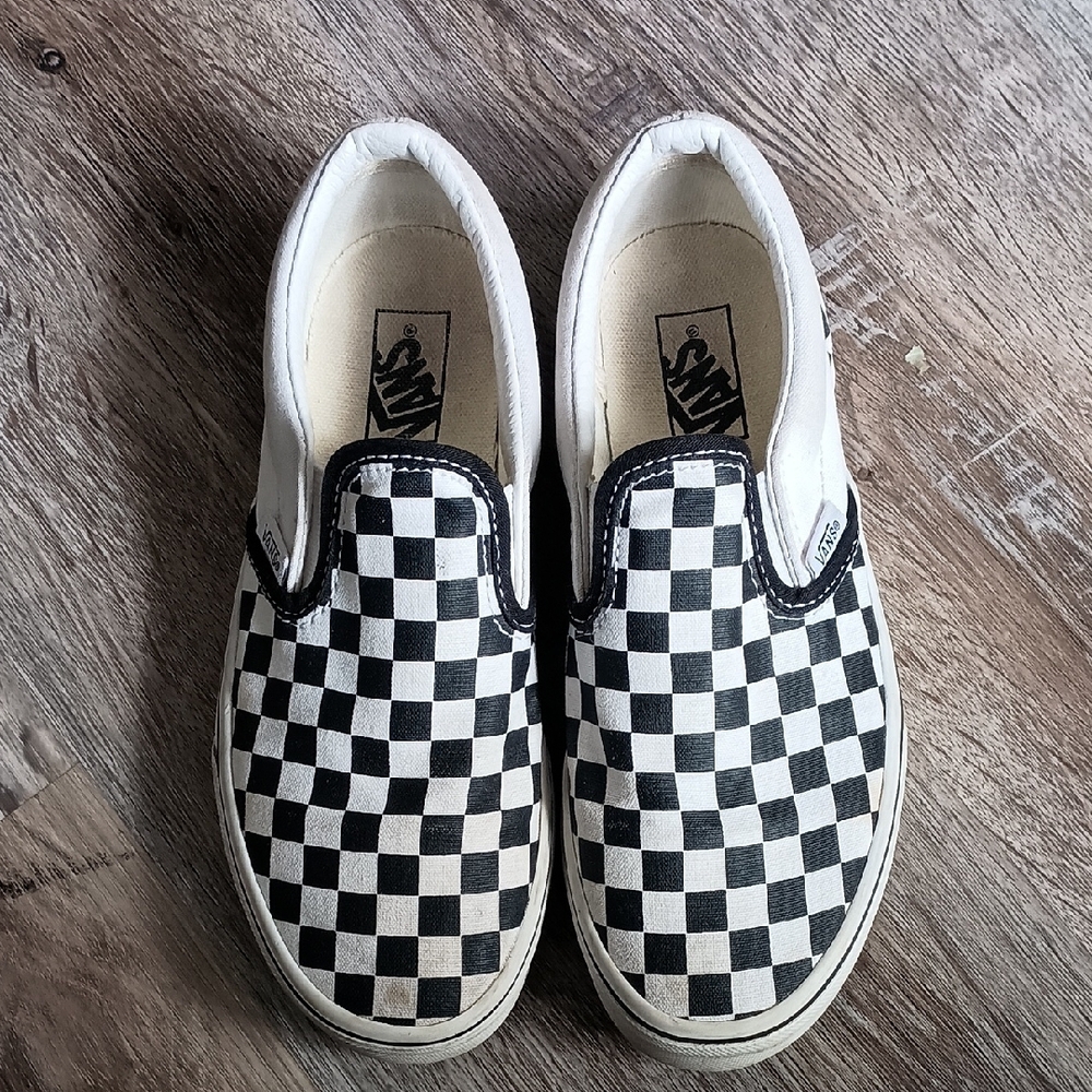 Vans Black and White Sneakers